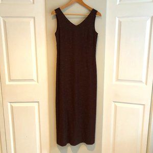 Laura Ashley Long Sheath Sleeveless Dress Size 4